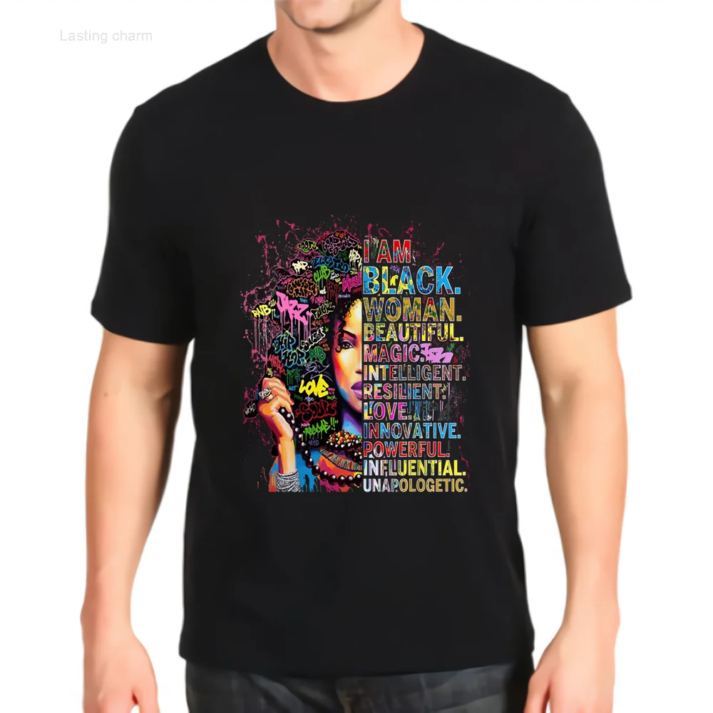 Lasting charm New Fashion Printed T-shirt Bla Woman Butiful Queen Magic Lips Melanine Maatwerk Ts Top People Loose Costomible
Lasting charm New Fashion Printed T-shirt Bla Woman Butiful Queen Magic Lips Melanine Maatwerk Ts Top People Loose Costomible