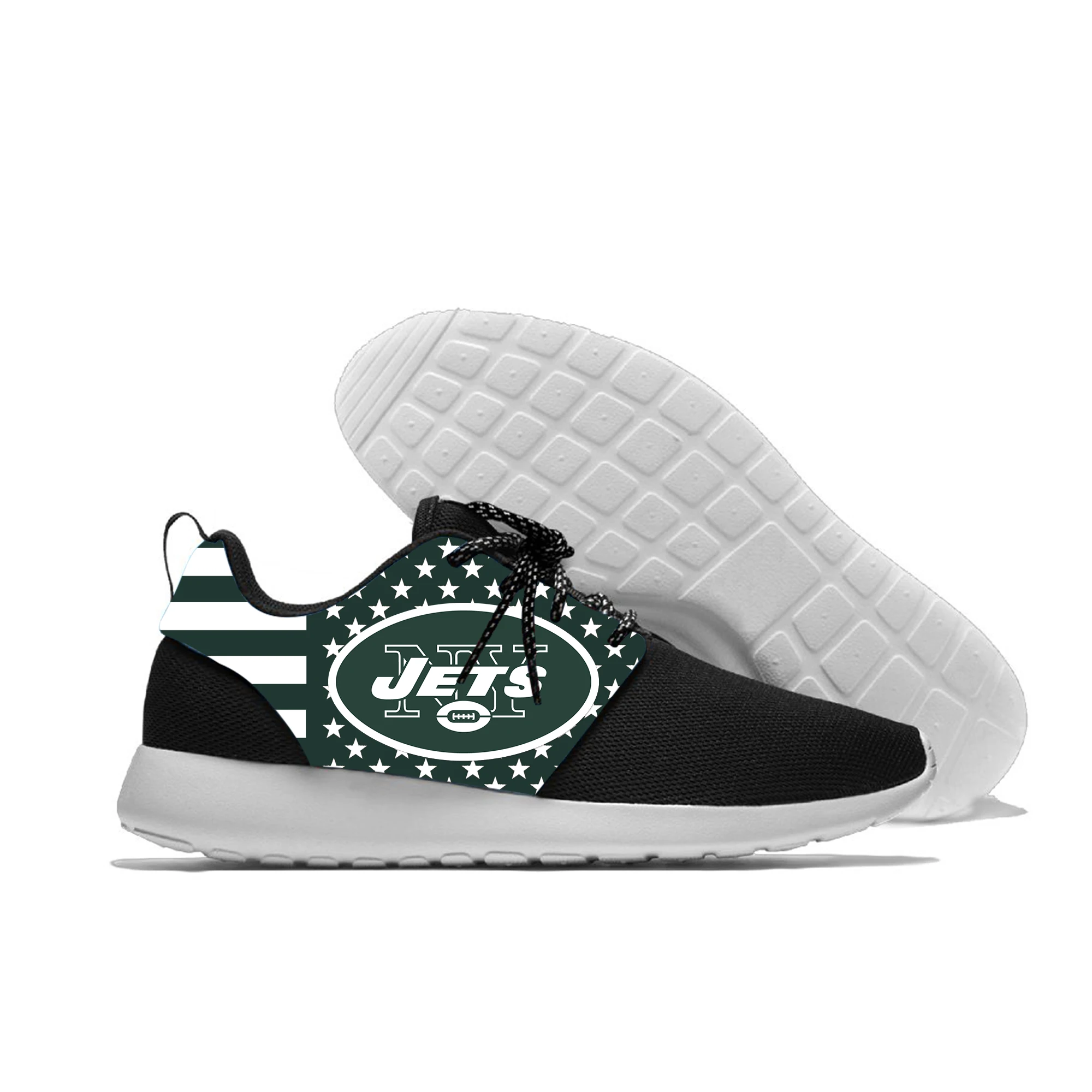 

Кроссовки мужские дышащие сетчатые, удобная повседневная обувь с 3D принтом, с логотипом «Jet», для футбольных фанатов Нью-Йорка, лето