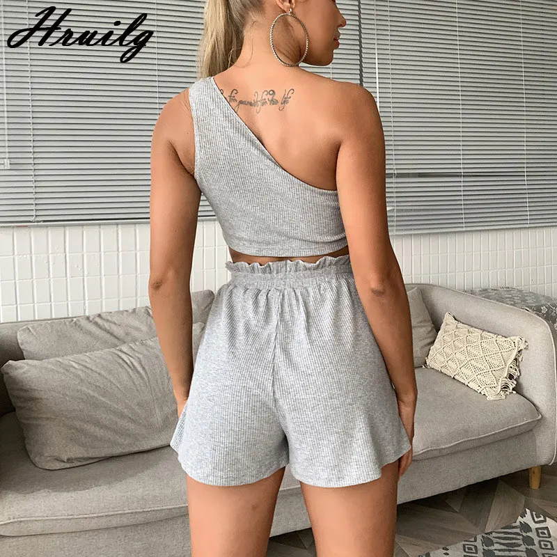 Wholesale Clothing Women Set Solid Color Crop Top&short Pants Knitted Sexy Clothes Fashion Casual Elastic Waist Lounge Set
Wholesale Clothing Women Set Solid Color Crop Top&short Pants Knitted Sexy Clothes Fashion Casual Elastic Waist Lounge Set