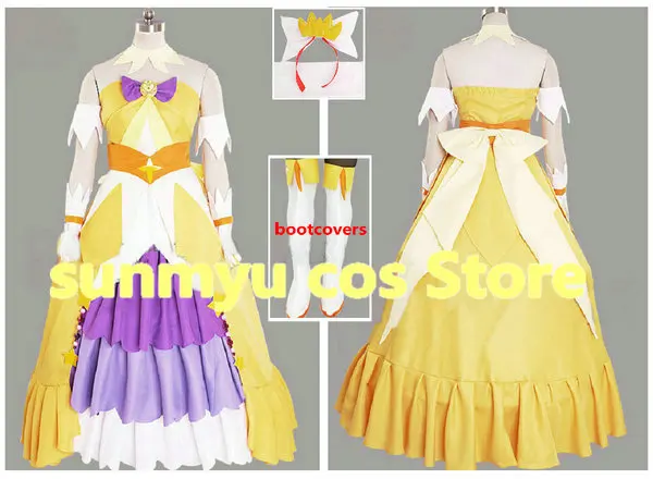 

Go!Princess PreCure Pretty Cure Cure Twinkle Dress Cosplay Costume,Custom Size Halloween