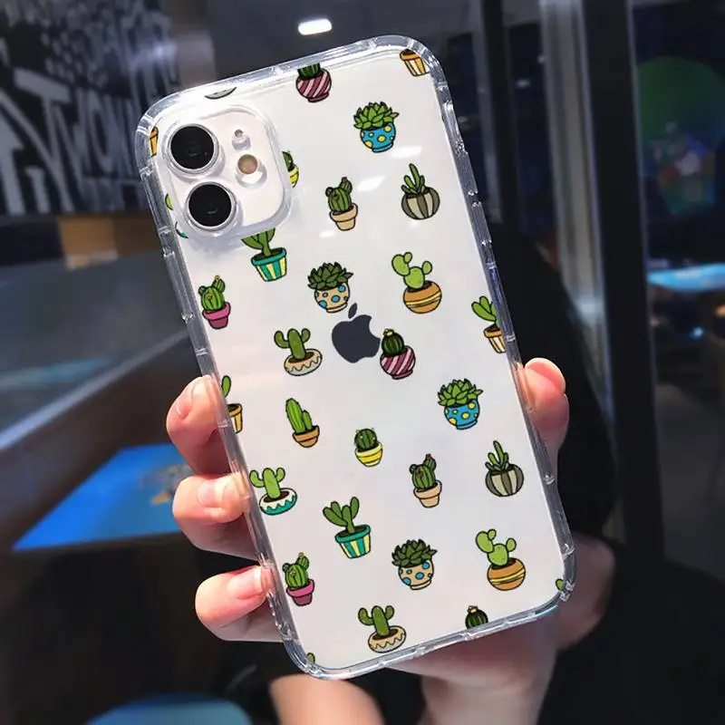 cactus Lovely kawaii Cartoon cute Phone Case Transparent for iPhone 6 7 8 11 12 s mini pro X XS XR MAX Plus
cactus Lovely kawaii Cartoon cute Phone Case Transparent for iPhone 6 7 8 11 12 s mini pro X XS XR MAX Plus