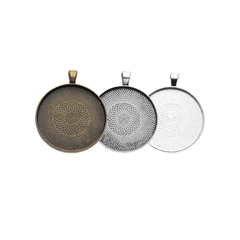 5 шт., Круглые Пустые Подвески для изготовления ювелирных изделий, 35 мм 
5 шт., Круглые Пустые Подвески для изготовления ювелирных изделий, 35 мм