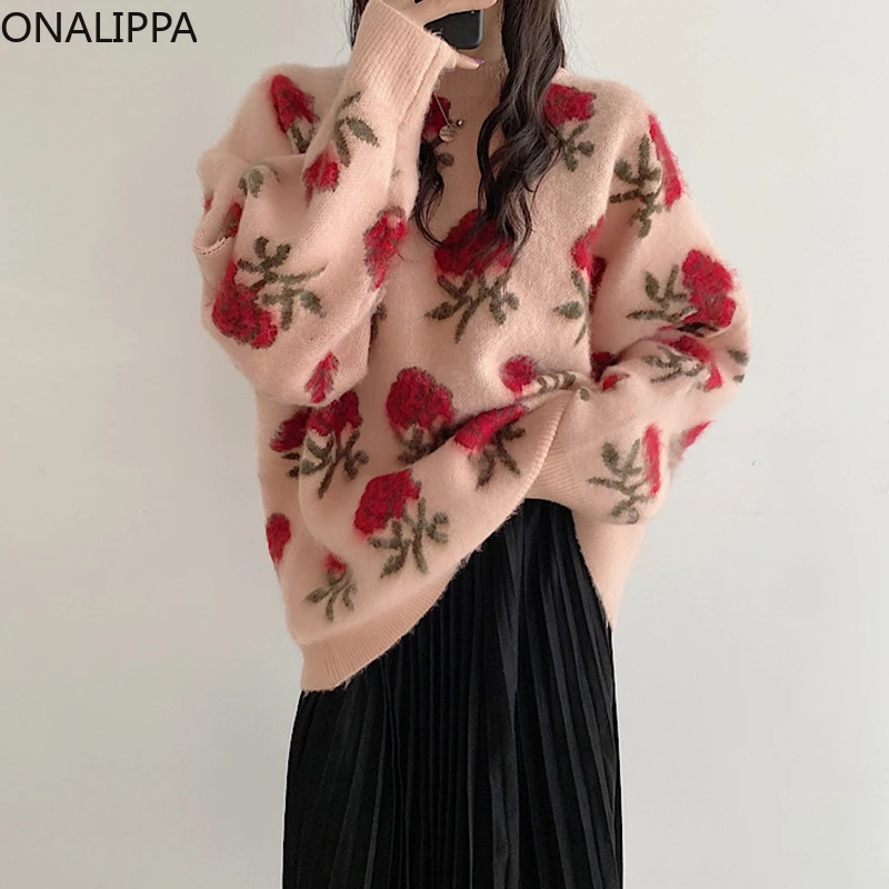 Onalippa Women Sets 2021 Autumn Winter Retro Round Neck Flower Print Long-Sleeved Knitted Sweater High-Waist Pleated Skirt Suit
Onalippa Women Sets 2021 Autumn Winter Retro Round Neck Flower Print Long-Sleeved Knitted Sweater High-Waist Pleated Skirt Suit