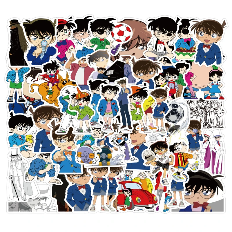 50Pcs Detective Conan Anime Cartoon Graffiti Diy Pvc Stickers for Luggage Guitar Motorcycle Car Laptop Classic Kids Sticker Toy
50Pcs Detective Conan Anime Cartoon Graffiti Diy Pvc Stickers for Luggage Guitar Motorcycle Car Laptop Classic Kids Sticker Toy