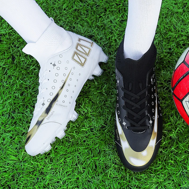 2020 Soccer Shoes For Men Football Boots Kids High Ankle Soccer Cleats Waterproof Sport Sneakers Futsal Shoes Zapatos De Futbol
2020 Soccer Shoes For Men Football Boots Kids High Ankle Soccer Cleats Waterproof Sport Sneakers Futsal Shoes Zapatos De Futbol