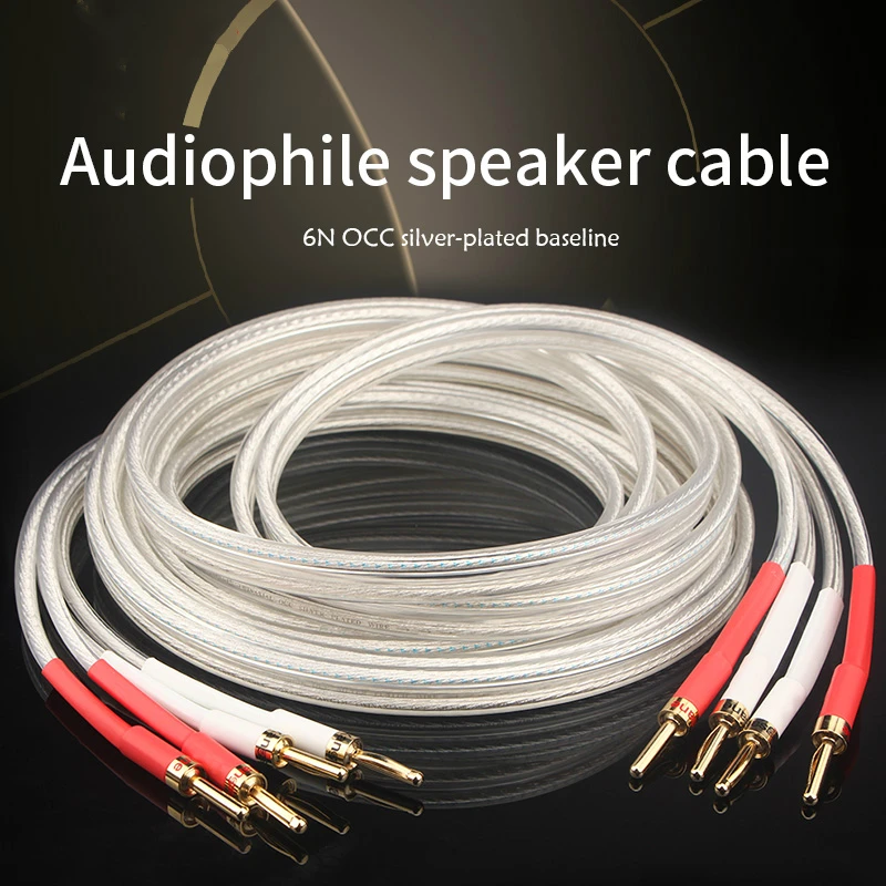 OCC посеребренный HiFi динамик кабель высокая производительность усилитель аудио линии Банановый штекер
OCC посеребренный HiFi динамик кабель высокая производительность усилитель аудио линии Банановый штекер