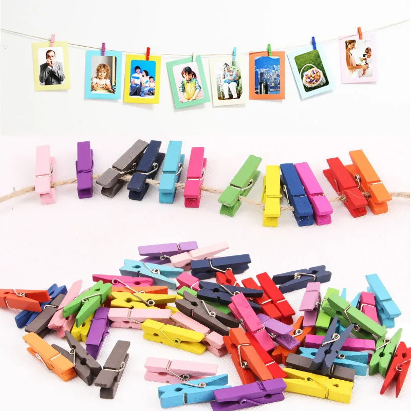 50Pcs/Set 35mm Mini Colorful Wooden Clips With 10M String Rope Photo Clamp DIY Craft Decoration Office Postcard Memo Paper Clips
50Pcs/Set 35mm Mini Colorful Wooden Clips With 10M String Rope Photo Clamp DIY Craft Decoration Office Postcard Memo Paper Clips