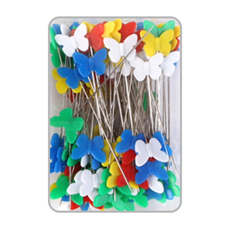 100 pcs/box of dark butterfly plum blossom pins, straight push sewing needles for garment making DIY sewing tool positioning
100 pcs/box of dark butterfly plum blossom pins, straight push sewing needles for garment making DIY sewing tool positioning