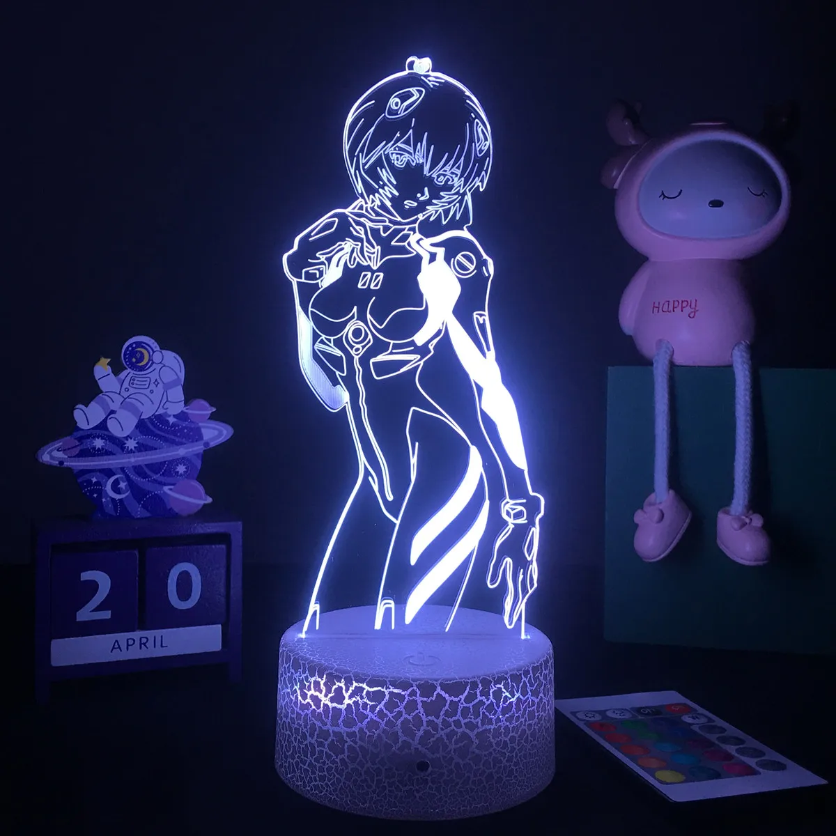 3d Led Lamp Anime Evangelion for Bedroom Decorative Nightlight Birthday Gift Acrylic Led Night Light Ayanami Rei Figure
3d Led Lamp Anime Evangelion for Bedroom Decorative Nightlight Birthday Gift Acrylic Led Night Light Ayanami Rei Figure