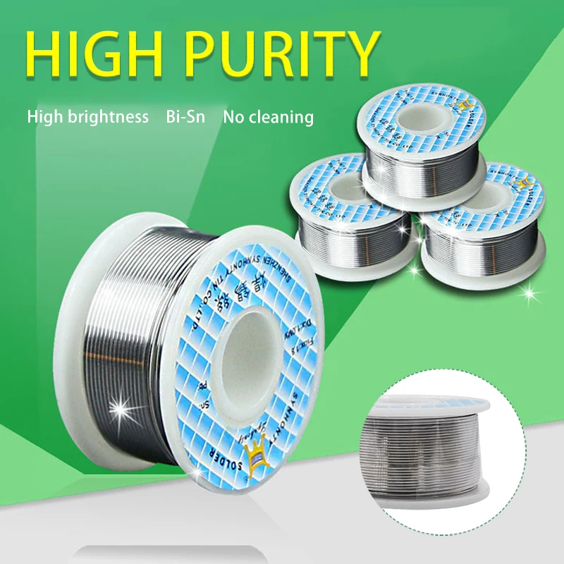 50g 0.5/0.6/0.8/1.0mm Solder Wire Core Tin Lead Solder Wire Soldering Welding Flux 1.5-2.0% Iron Wire Reel High Purity
50g 0.5/0.6/0.8/1.0mm Solder Wire Core Tin Lead Solder Wire Soldering Welding Flux 1.5-2.0% Iron Wire Reel High Purity