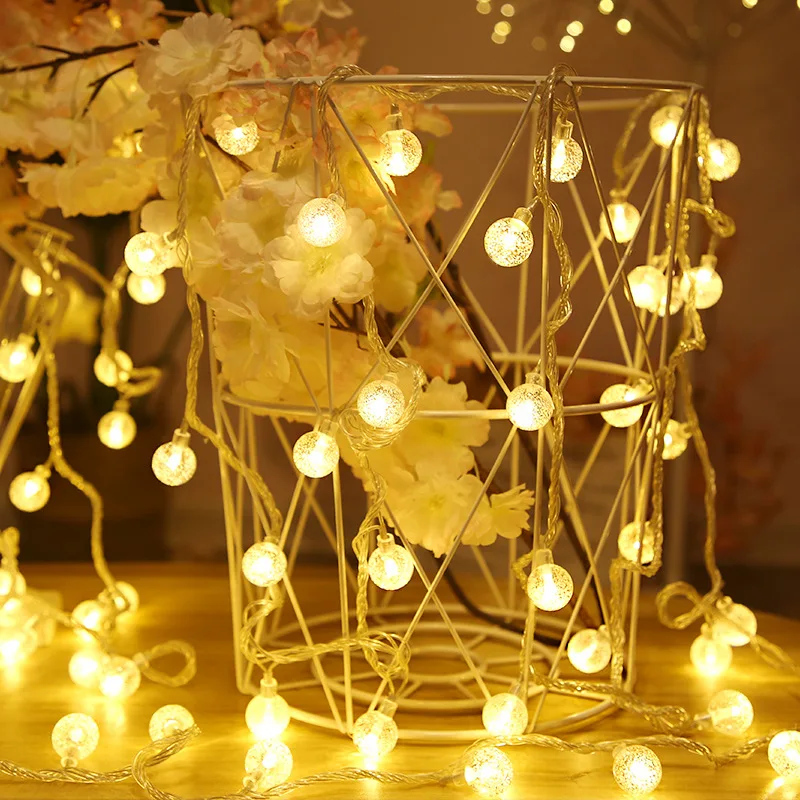 Led String Lights Gypsophila Bubble Ball Lamp Battery USB Power Indoor For Christmas Wedding Decoration
Led String Lights Gypsophila Bubble Ball Lamp Battery USB Power Indoor For Christmas Wedding Decoration