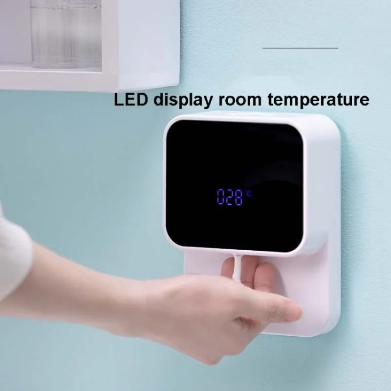 2 IN 1 Soap Dispenser Wall-mounted LED Screen Hand Washer Automatic Induction Foam Infrared Smart Hand Sanitizer Machine 280ml
2 IN 1 Soap Dispenser Wall-mounted LED Screen Hand Washer Automatic Induction Foam Infrared Smart Hand Sanitizer Machine 280ml
