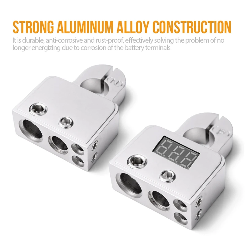 12V-24V Car Battery Terminal Connectors Strong Versatility 0 4 8 Gauge AWG Battery Clamp
12V-24V Car Battery Terminal Connectors Strong Versatility 0 4 8 Gauge AWG Battery Clamp