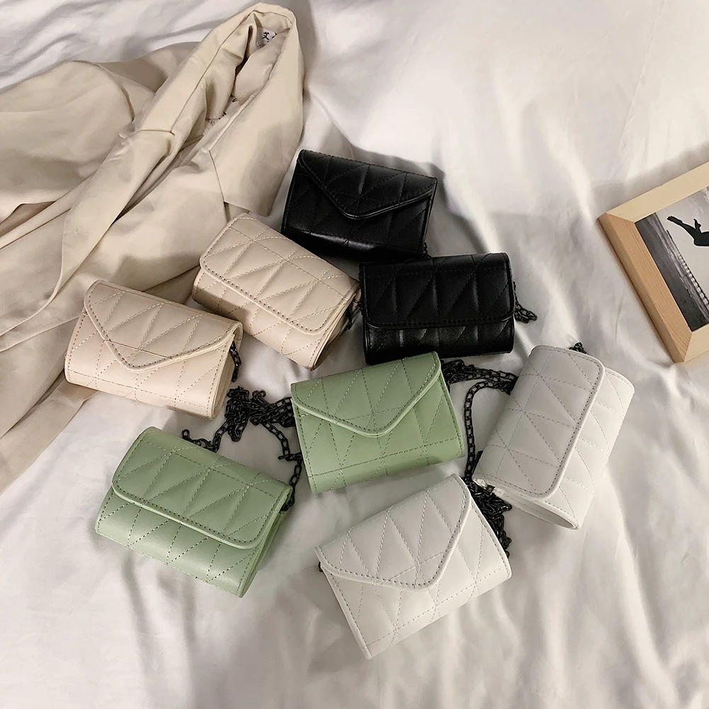 Popular Simple Female Daily Bag Lattice Pattern PU Leather Crossbody Bag Women Chain Mini Flap Shoulder Handbag
Popular Simple Female Daily Bag Lattice Pattern PU Leather Crossbody Bag Women Chain Mini Flap Shoulder Handbag