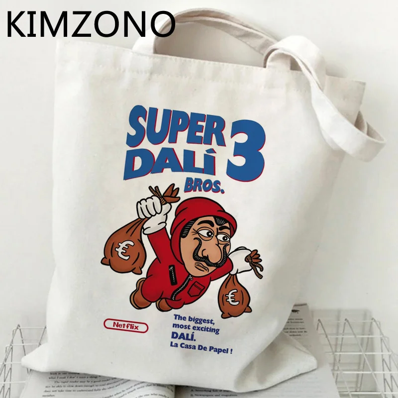 La Casa De Papel shopping bag canvas reusable recycle bag shopping bag cloth ecobag sac toile
La Casa De Papel shopping bag canvas reusable recycle bag shopping bag cloth ecobag sac toile