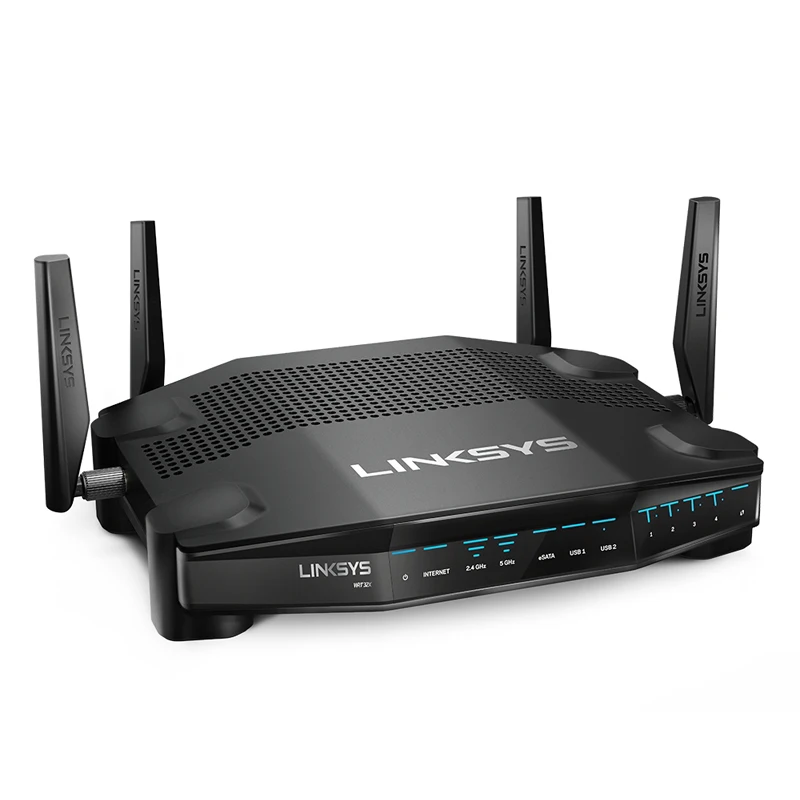 LINKSYS WRT32X AC3200 двухдиапазонный Стандартный умный игровой Wi-Fi роутер с двигателем определения приоритета убийцы 1,8 ГГц двухъядерный процессор
LINKSYS WRT32X AC3200 двухдиапазонный Стандартный умный игровой Wi-Fi роутер с двигателем определения приоритета убийцы 1,8 ГГц двухъядерный процессор