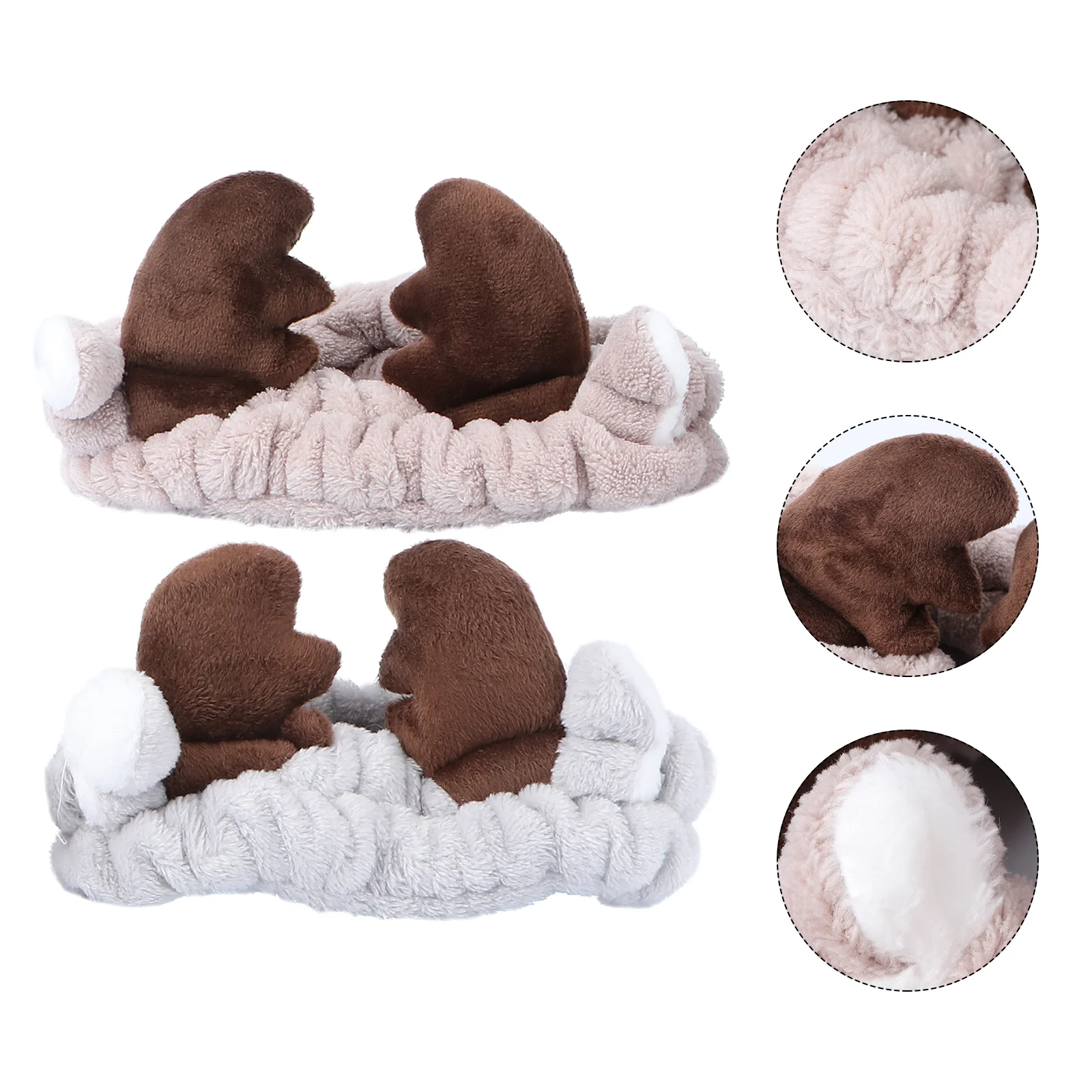 2PCS Christmas Plush Antler Headband Hair Clasp Elk Horn Hair Band Headband for Festival Party (Coffee + Light Gray)
2PCS Christmas Plush Antler Headband Hair Clasp Elk Horn Hair Band Headband for Festival Party (Coffee + Light Gray)