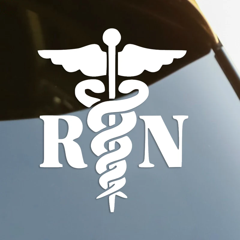 RN Nurse Caduceus Die-Cut Vinyl Decal Car Sticker Waterproof Auto Decors on Car Body Bumper Rear Window Laptop #S60256
RN Nurse Caduceus Die-Cut Vinyl Decal Car Sticker Waterproof Auto Decors on Car Body Bumper Rear Window Laptop #S60256