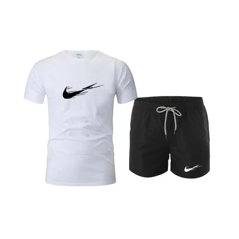 Beach Set Mens 2021 Summer New Brand Casual Suit Tracksuit Male Sportswear Shorts+T Shirt 2-piece set Hot Sale Brand Clothing
Beach Set Mens 2021 Summer New Brand Casual Suit Tracksuit Male Sportswear Shorts+T Shirt 2-piece set Hot Sale Brand Clothing