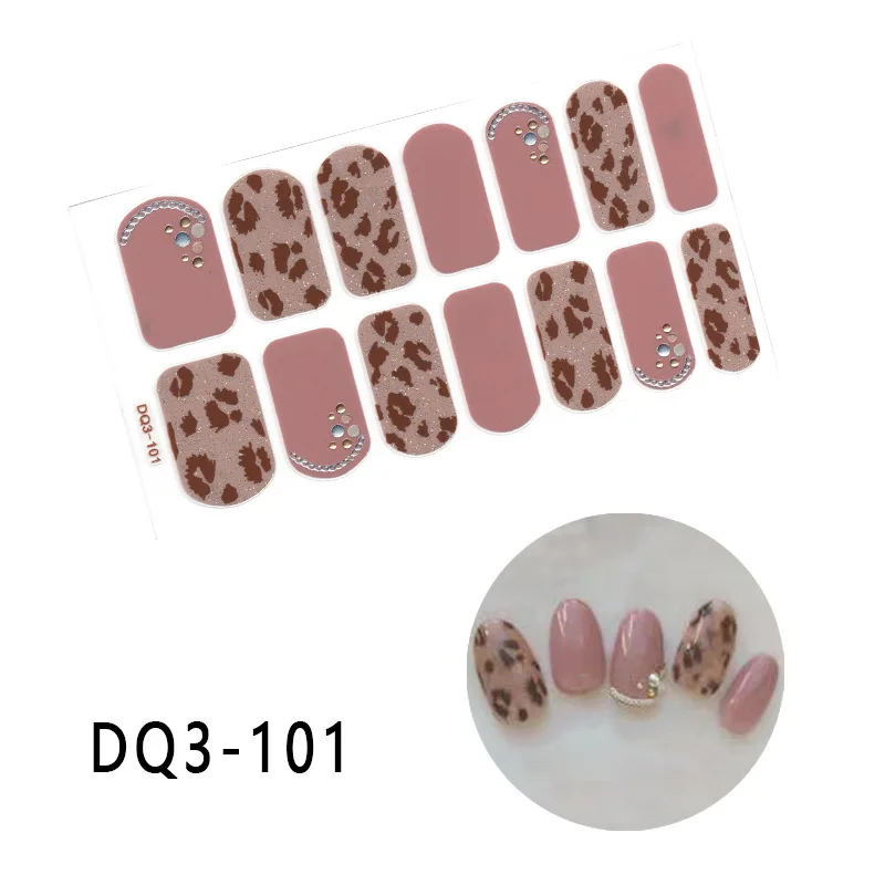 1 Sheet Glitter Series Fashion Nail Art Stickers Leopard Collection DIY Adhesive Nail Polish Strips Wraps for Party Decoration
1 Sheet Glitter Series Fashion Nail Art Stickers Leopard Collection DIY Adhesive Nail Polish Strips Wraps for Party Decoration