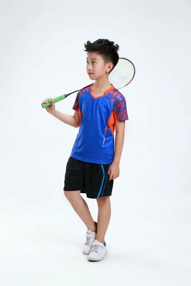 Children team game Table Tennis Sports Suit Boys girl Running Training Uniform Badminton Shirt with Shorts Kids Sport sets
Children team game Table Tennis Sports Suit Boys girl Running Training Uniform Badminton Shirt with Shorts Kids Sport sets