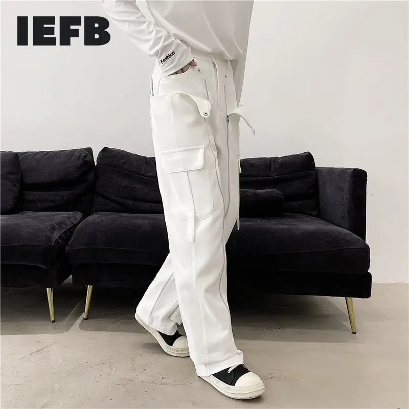 IEFB 2022 Autumn Fashion Trousers Design Multi-level Fake Two-piece Detachable Zipper Piece Cool Niche Men's Sweatpants 9Y6424
IEFB 2022 Autumn Fashion Trousers Design Multi-level Fake Two-piece Detachable Zipper Piece Cool Niche Men's Sweatpants 9Y6424