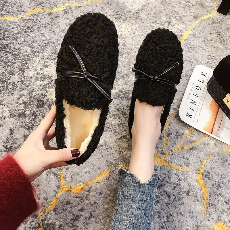 Women Loafers Fur Bow-Knot Moccasin Shoes Casual Female Sneakers Autumn Slip-on Round Toe Clogs Platform Modis Winter Butterfly
Women Loafers Fur Bow-Knot Moccasin Shoes Casual Female Sneakers Autumn Slip-on Round Toe Clogs Platform Modis Winter Butterfly