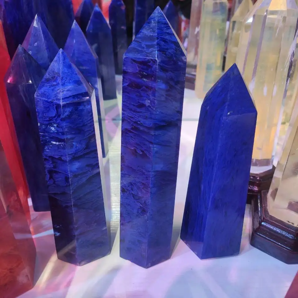 1pcs 700-800g blue Smelting Quartz Crystal Point Healing Obelisk Hexagonal Wand Reiki
1pcs 700-800g blue Smelting Quartz Crystal Point Healing Obelisk Hexagonal Wand Reiki