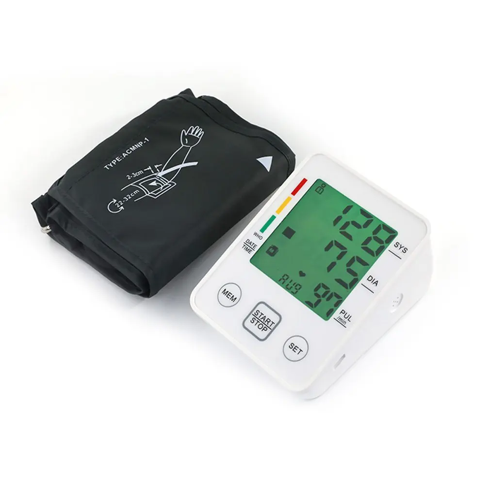 Автоматический Сфигмоманометр, тонометр на руку с голосовой подсветкой и манжетами, умный измеритель давления с ЖК-дисплеем
Автоматический Сфигмоманометр, тонометр на руку с голосовой подсветкой и манжетами, умный измеритель давления с ЖК-дисплеем