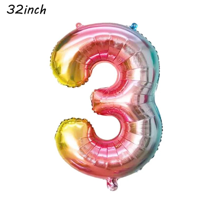 32inch Rainbow Number Ballloon Digit Figure Helium Foil Balloon Toys for kids Baby Shower Birthday Party Supplies Globos
32inch Rainbow Number Ballloon Digit Figure Helium Foil Balloon Toys for kids Baby Shower Birthday Party Supplies Globos