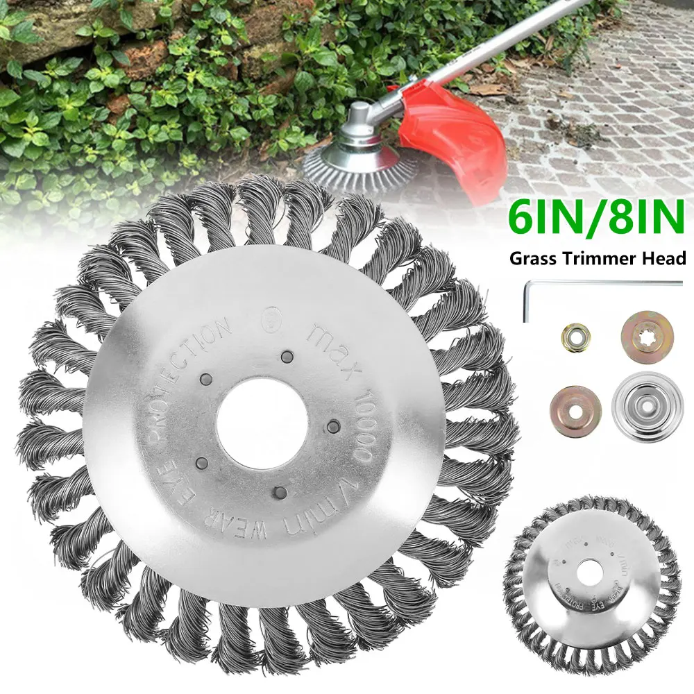 Steel Wire Trimmer Head Grass Brush Cutter Dust Removal Weeding Plate Gearbox Fixing Kit Tray Plate Lawn Mower Brush Garden Powe
Steel Wire Trimmer Head Grass Brush Cutter Dust Removal Weeding Plate Gearbox Fixing Kit Tray Plate Lawn Mower Brush Garden Powe