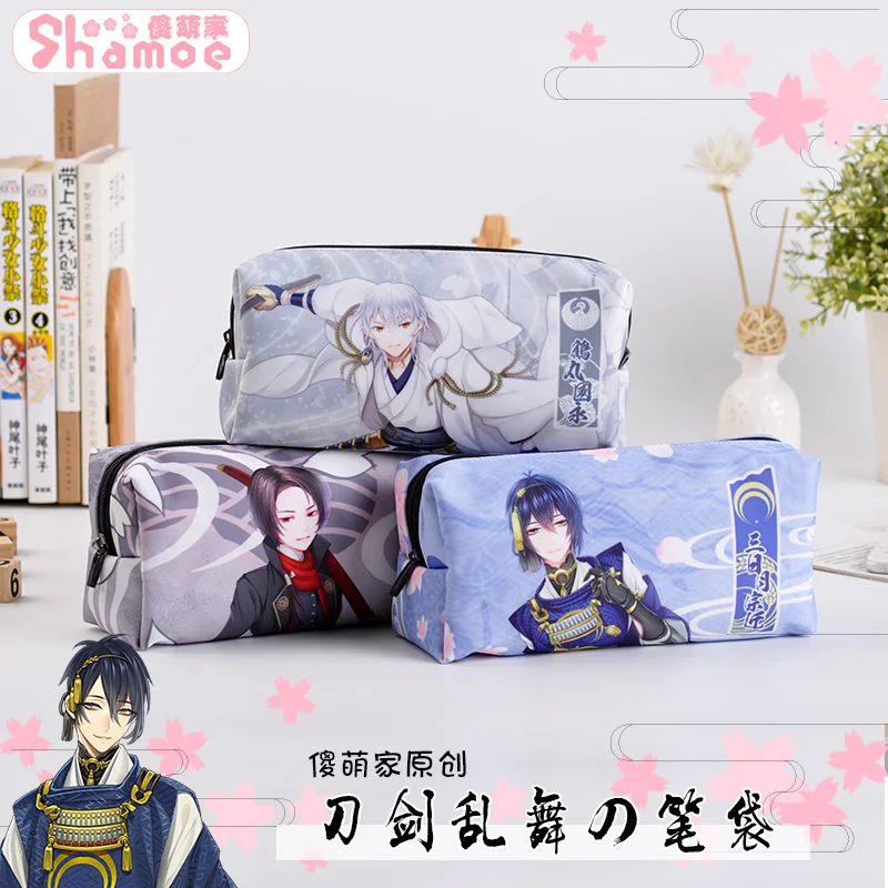 Чехол для карандашей с аниме Touken Ranbu Online, чехол для карандашей, пенал, школьная офисная сумка для ручек, канцелярские принадлежности
Чехол для карандашей с аниме Touken Ranbu Online, чехол для карандашей, пенал, школьная офисная сумка для ручек, канцелярские принадлежности