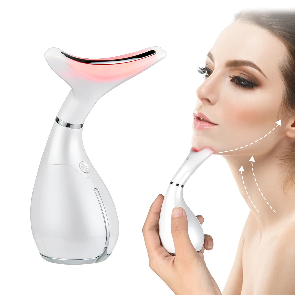 3 Colors Led Facial Neck Massager Led Photon Therapy Heating Face Neck Wrinkle Removal Machine Reduce Double Chin Skin Lifting 
3 Colors Led Facial Neck Massager Led Photon Therapy Heating Face Neck Wrinkle Removal Machine Reduce Double Chin Skin Lifting