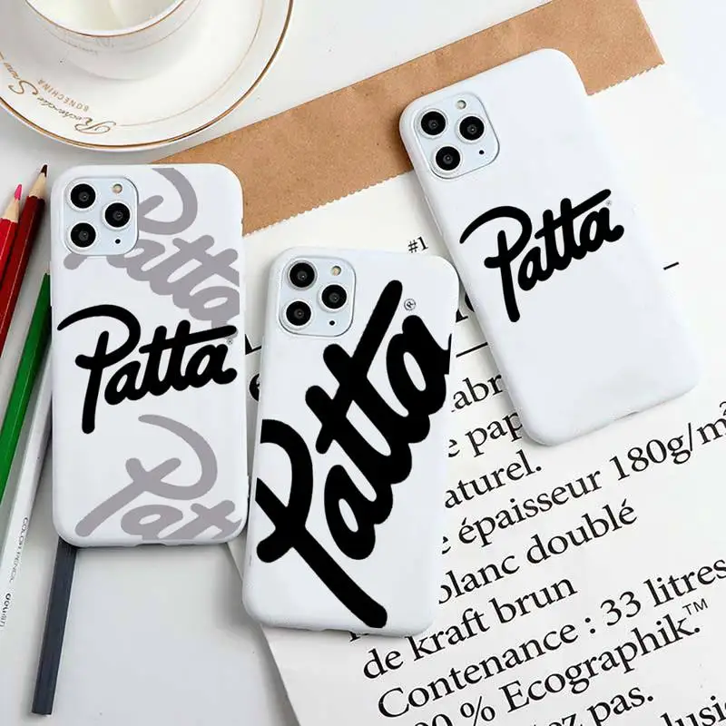 Fashion Street brand P-Pattar Phone Case for iphone 12 pro max mini 11 pro XS MAX 8 7 6 6S Plus X 5S SE XR Candy white Silicone
Fashion Street brand P-Pattar Phone Case for iphone 12 pro max mini 11 pro XS MAX 8 7 6 6S Plus X 5S SE XR Candy white Silicone