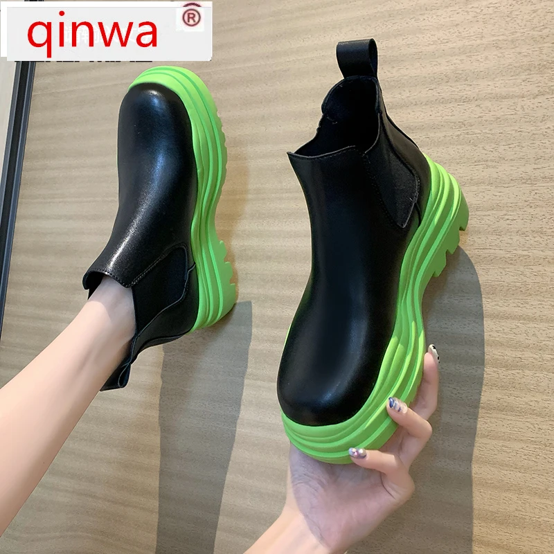 2021 Genuine Leather Warm Boots Women Snow Fashion Elastic Band Thick Night Club Square Toe Botas De Mujer Chelsea
2021 Genuine Leather Warm Boots Women Snow Fashion Elastic Band Thick Night Club Square Toe Botas De Mujer Chelsea