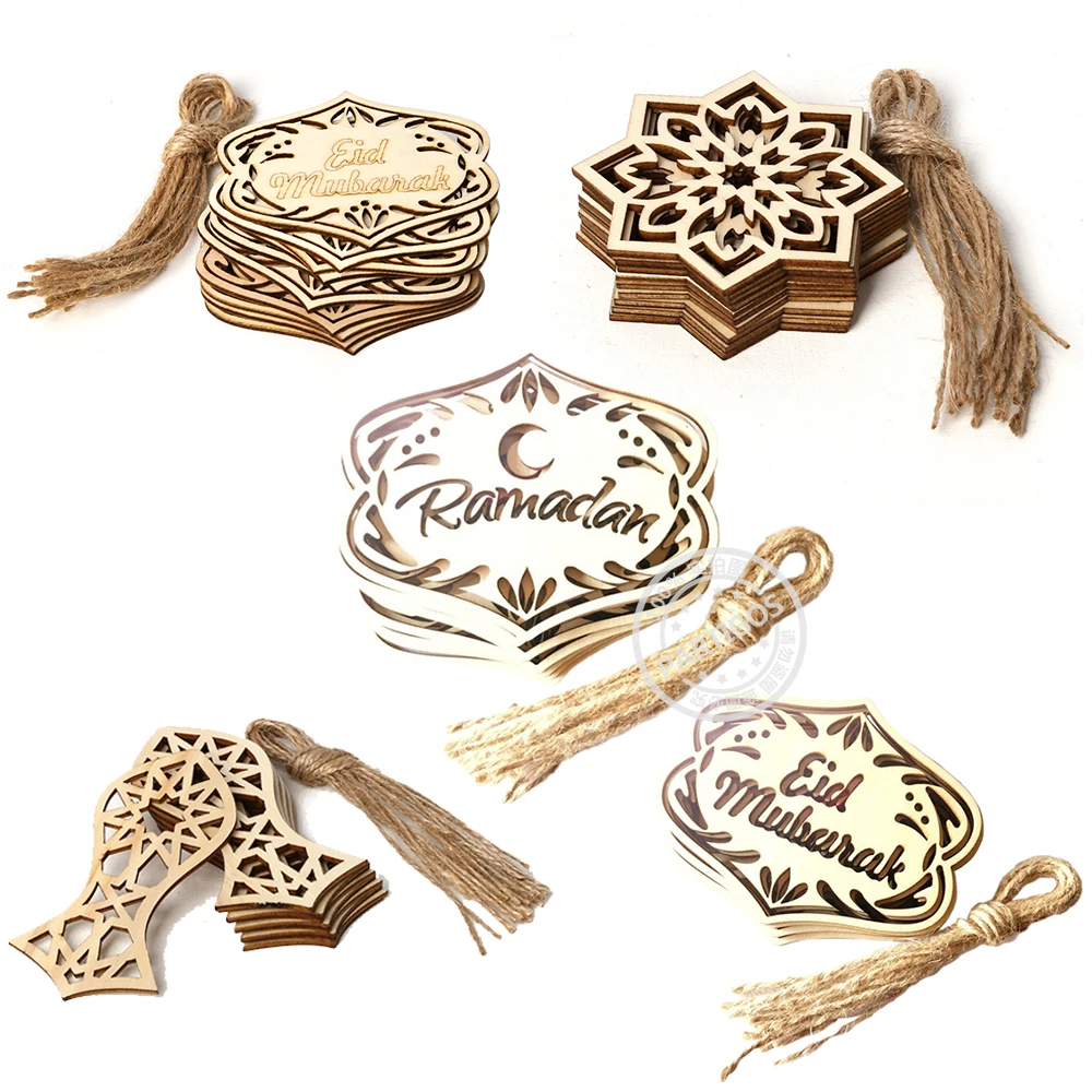 10pcs Wooden Ramadan Mubarak Hanging Pendant Decoration DIY Gift for Eid Mubarak Party Moons Eid Al-Fitr Wood Crafts Tag Supplie
10pcs Wooden Ramadan Mubarak Hanging Pendant Decoration DIY Gift for Eid Mubarak Party Moons Eid Al-Fitr Wood Crafts Tag Supplie