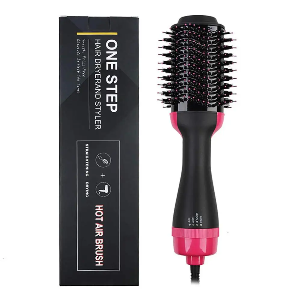 1000W Hair Dryer Hot Air Brush Styler and Volumizer Hair Straightener Curler Comb Roller One Step Electric Ion Blow Dryer Brush
1000W Hair Dryer Hot Air Brush Styler and Volumizer Hair Straightener Curler Comb Roller One Step Electric Ion Blow Dryer Brush