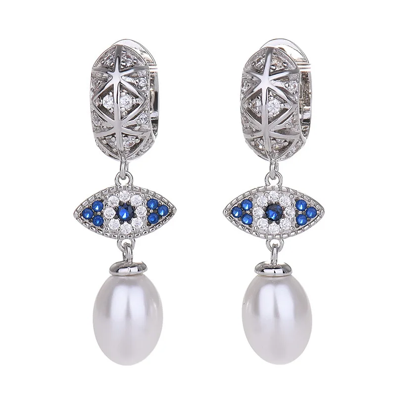 Fashion Vintage Eyes Earrings For Women Pearl Blue Zironia Pendientes Earings Exclusive Design Brincos Zk30
Fashion Vintage Eyes Earrings For Women Pearl Blue Zironia Pendientes Earings Exclusive Design Brincos Zk30
