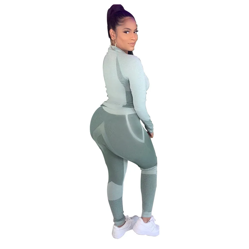 Women's Sport Suit Color Block Spliced Long Sleeve Bandage Tshirts Top and Skinny Jogger Legging Casual Sweatsuit Two Piece Suit
Women's Sport Suit Color Block Spliced Long Sleeve Bandage Tshirts Top and Skinny Jogger Legging Casual Sweatsuit Two Piece Suit