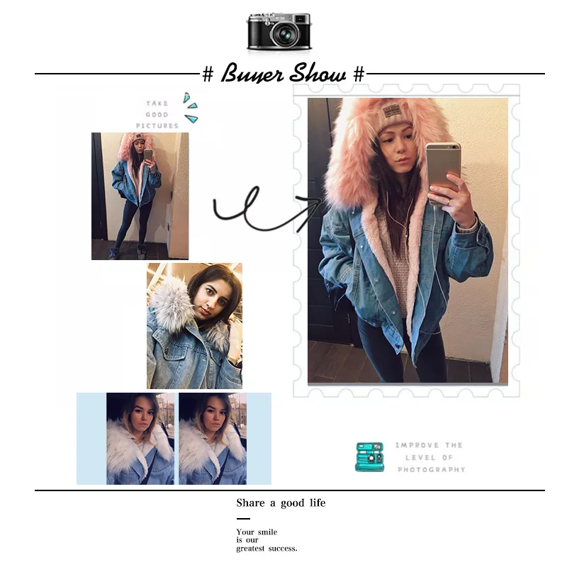 Women's Denim Jacket With Fur Winter Jeans Hooded Velvet Coat Female Faux Fur Collar 2020 Padded Warm Jackets Women Dropshipping
Women's Denim Jacket With Fur Winter Jeans Hooded Velvet Coat Female Faux Fur Collar 2020 Padded Warm Jackets Women Dropshipping