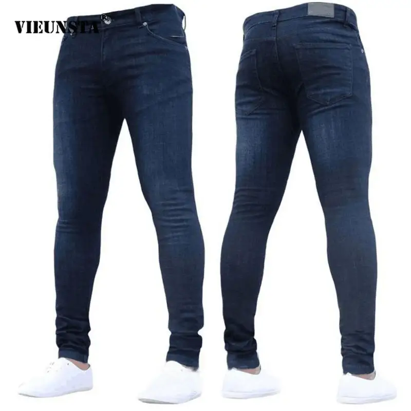 2021 Fashion Tight Denim Zipper Trouser Men Autumn Casual Solid Little feet Jean For Men Spring Slim Mid Waist Pants Streetwear
2021 Fashion Tight Denim Zipper Trouser Men Autumn Casual Solid Little feet Jean For Men Spring Slim Mid Waist Pants Streetwear