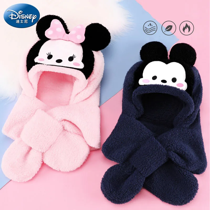Disney Mickey Mouse Children's Scarf Minnie Hat Winter New Plush Warm Boys Girls Children Toddler Baby Bib Set
Disney Mickey Mouse Children's Scarf Minnie Hat Winter New Plush Warm Boys Girls Children Toddler Baby Bib Set