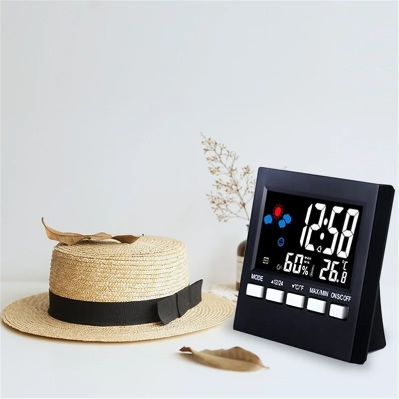 Multi-Function Perpetual Calendar Clock Alarm Clock LED Temperature And Humidity Display Clock Color Screen Weather Snooze Clock
Multi-Function Perpetual Calendar Clock Alarm Clock LED Temperature And Humidity Display Clock Color Screen Weather Snooze Clock
