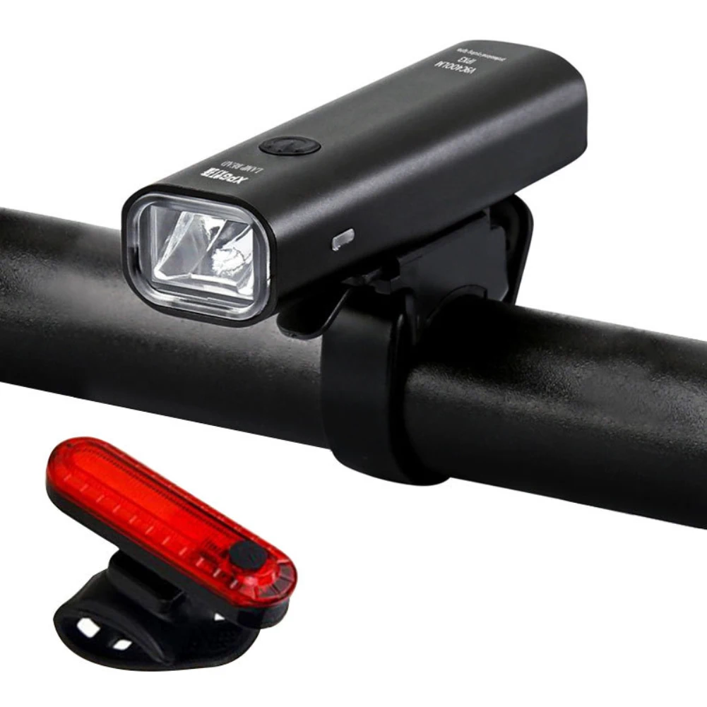 400 Lumen Bike Light Set 2000mAh USB Charging Bike Front Light Aluminum 3 Mode Bicycle Headlight Taillight Bicycle Accessories
400 Lumen Bike Light Set 2000mAh USB Charging Bike Front Light Aluminum 3 Mode Bicycle Headlight Taillight Bicycle Accessories