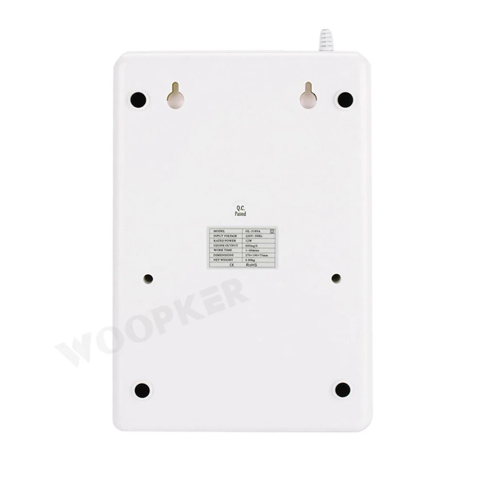Ozone Generator 600mg/h Air Purifier Water Food Sterilizer Vegetable Fruit Washers Deodorization 220V O3 Home Appliances
Ozone Generator 600mg/h Air Purifier Water Food Sterilizer Vegetable Fruit Washers Deodorization 220V O3 Home Appliances