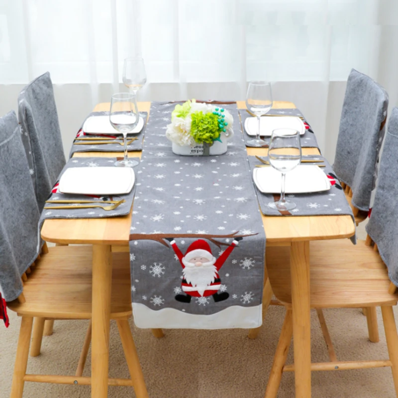 Christmas New Year Table Runner Flag Embroidered Cloth Faceless Old Cartoon Dust Cover Coffee Tea Desk Party Supplies Decor
Christmas New Year Table Runner Flag Embroidered Cloth Faceless Old Cartoon Dust Cover Coffee Tea Desk Party Supplies Decor
