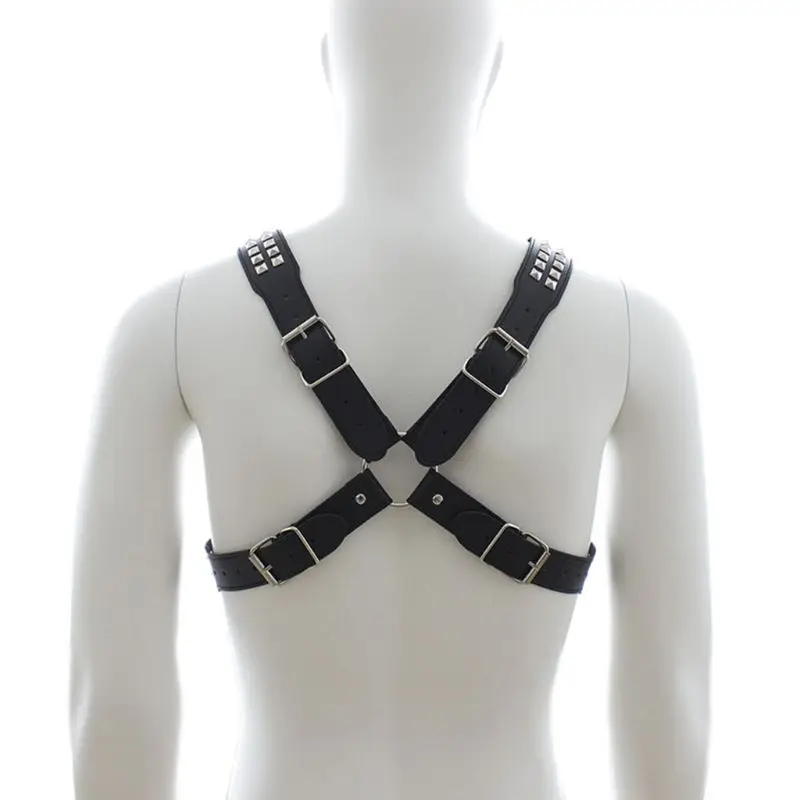 X3UE Mens Sexy Body Bondage Cross Chest Harness Adjustable Buckle O-Rings Punk Belt
X3UE Mens Sexy Body Bondage Cross Chest Harness Adjustable Buckle O-Rings Punk Belt