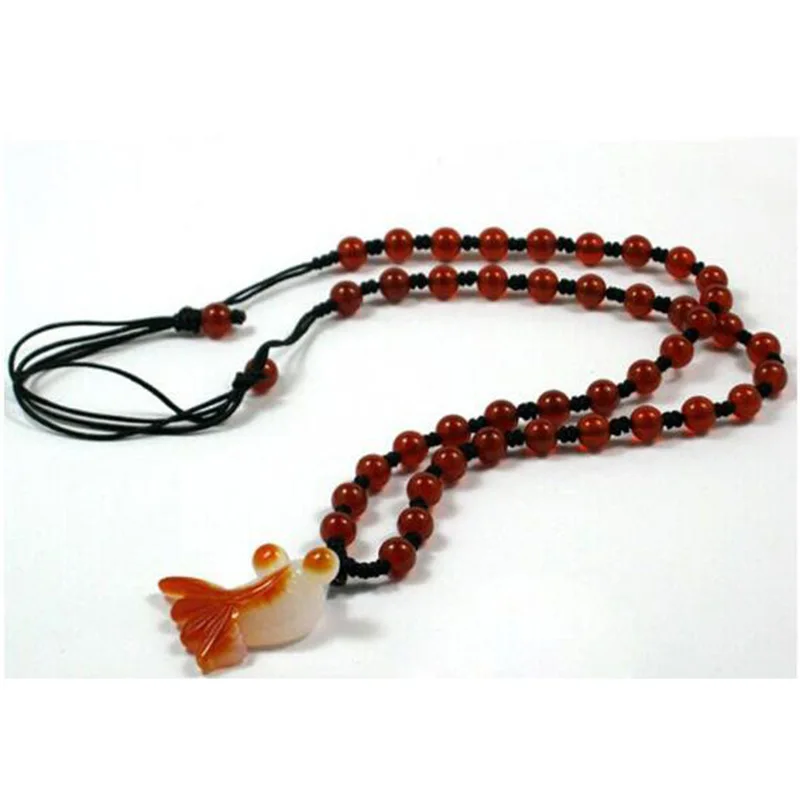 Natural Red Agate Pendant Jewelry Fine Jewelry Small Gold-fish Pendant Necklace Pendant Sweater chain Jewelry Accessories
Natural Red Agate Pendant Jewelry Fine Jewelry Small Gold-fish Pendant Necklace Pendant Sweater chain Jewelry Accessories