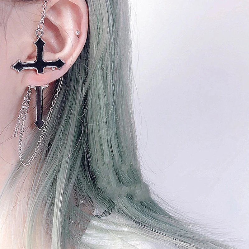 Trendy Jewelry Ornament Exaggerated Cross Ear Stud Earrings Stylish Female Hiphop Stainless Steel Ear Nail Earrings Women Gift
Trendy Jewelry Ornament Exaggerated Cross Ear Stud Earrings Stylish Female Hiphop Stainless Steel Ear Nail Earrings Women Gift