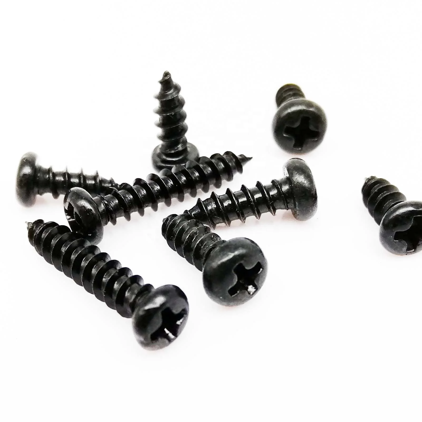100 pcs Round Pan Head Self Tapping Screws M3 M4 M5 Black Carbon Steel Cross Phillips Screw
100 pcs Round Pan Head Self Tapping Screws M3 M4 M5 Black Carbon Steel Cross Phillips Screw